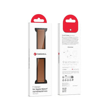 Заредете изображение във визуализатора на галерията – FORCELL F-DESIGN FA21 eco leather strap for APPLE Watch 42 / 44 / 45 / 49 mm brown
