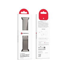Заредете изображение във визуализатора на галерията – FORCELL F-DESIGN FA11 stainless steel strap for APPLE Watch 42 / 44 / 45 / 49 mm silver
