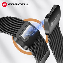 Заредете изображение във визуализатора на галерията – FORCELL F-DESIGN FS11 magnetic stailess steel strap for SAMSUNG Watch 22 mm black
