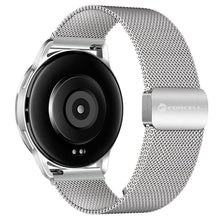 Заредете изображение във визуализатора на галерията – FORCELL F-DESIGN FS11 magnetic stailess steel strap for SAMSUNG Watch 22 mm silver
