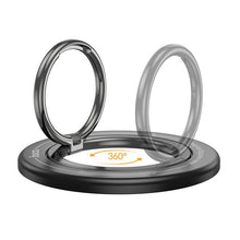 Заредете изображение във визуализатора на галерията – HOCO magnetic mobile phone ring holder GH3 black
