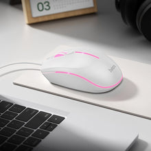 Заредете изображение във визуализатора на галерията – HOCO gaming wire USB A computer mouse 2400 dpi GM37 white
