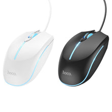 Заредете изображение във визуализатора на галерията – HOCO gaming wire USB A computer mouse 2400 dpi GM37 white
