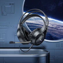 Заредете изображение във визуализатора на галерията – HOCO wire headphones Jack 3,5 mm with microphone W106 black
