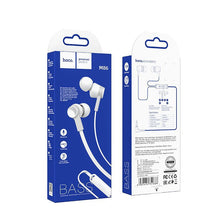 Заредете изображение във визуализатора на галерията – HOCO wire earphones Jack 3,5 mm with microphone M86 white
