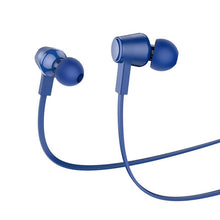 Заредете изображение във визуализатора на галерията – HOCO wire earphones Jack 3,5 mm with microphone M86 blue

