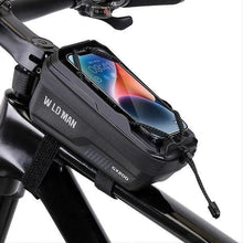 Заредете изображение във визуализатора на галерията – WILDMAN traveling bag for bike frame with zipper 1L (4 &quot;- 7&quot;) GX200 green
