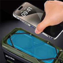 Заредете изображение във визуализатора на галерията – WILDMAN traveling bag for bike frame with zipper 1L ( 4&quot;- 7&quot;) GX220X green
