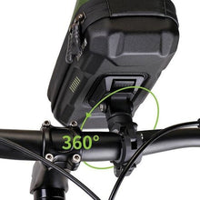 Заредете изображение във визуализатора на галерията – WILDMAN traveling bag for bike handlebars with zipper 0,6L (4 &quot;- 7&quot;) GX330 green
