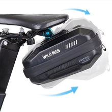 Заредете изображение във визуализатора на галерията – WILDMAN traveling bag under bike saddle with zipper 0,8L GD700 green
