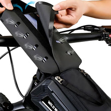 Заредете изображение във визуализатора на галерията – WILDMAN traveling bag for bike frame with zipper 1L (4 &quot;- 7&quot;) M90 black
