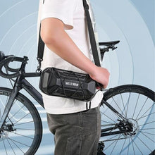 Заредете изображение във визуализатора на галерията – WILDMAN traveling bag for bike handlebars with zipper 2L XT17 black
