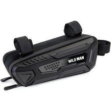 Заредете изображение във визуализатора на галерията – WILDMAN traveling bag under the bike frame with zipper 1L M40 black
