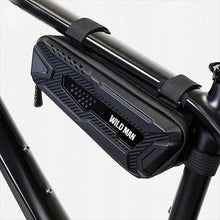 Заредете изображение във визуализатора на галерията – WILDMAN traveling bag under the bike frame with zipper 1L M40 black
