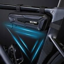 Заредете изображение във визуализатора на галерията – WILDMAN traveling bag under the bike frame with zipper 1L M40 black
