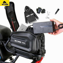 Заредете изображение във визуализатора на галерията – WILDMAN traveling bag for bike rack 4L GD5 black
