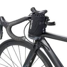 Заредете изображение във визуализатора на галерията – WILDMAN traveling bag for bottle cage for bike handlebad 1L R1 black
