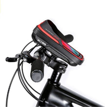 Заредете изображение във визуализатора на галерията – WILDMAN traveling bag for bike handlebars with zipper 0,5L (4 &quot;- 7&quot;) ES16 black
