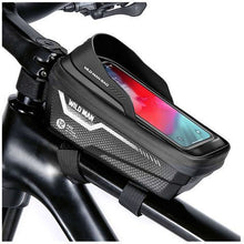 Заредете изображение във визуализатора на галерията – WILDMAN traveling bag for bike frame with zipper 1L (4 &quot;- 7&quot;) ES12 black
