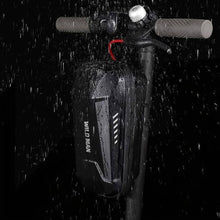 Заредете изображение във визуализатора на галерията – WILDMAN traveling bag for bike frame with zipper 1,2L (4 &quot;- 7&quot;) ES10 black
