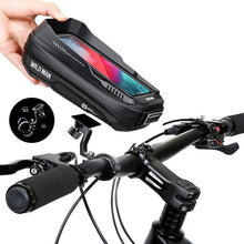 Заредете изображение във визуализатора на галерията – WILDMAN traveling bag for bike handlebars with zipper 0,5L (4 &quot;- 7&quot;) XT3S black
