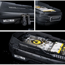 Заредете изображение във визуализатора на галерията – WILDMAN traveling bag for bike handlebars with zipper 0,5L (4 &quot;- 7&quot;) XT3S black
