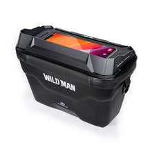 Заредете изображение във визуализатора на галерията – WILDMAN traveling bag for bike handlebars with zipper 3L (4&quot;-7&quot;) XT8 black
