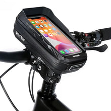 Заредете изображение във визуализатора на галерията – WILDMAN traveling bag for bike handlebars with zipper 0,6L (4 &quot;- 7&quot;) XT3 black
