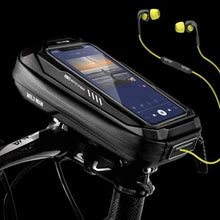 Заредете изображение във визуализатора на галерията – WILDMAN traveling bag for bike handlebars with zipper 0,5L (4 &quot;- 7&quot;) X3 black
