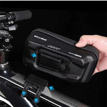 Заредете изображение във визуализатора на галерията – WILDMAN traveling bag for bike frame with zipper 1L (4 &quot;- 7&quot;) XS2 black

