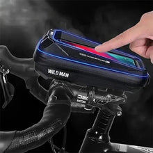 Заредете изображение във визуализатора на галерията – WILDMAN traveling bag for bike frame with zipper 0,6L (4 &quot;- 7&quot;) MS33 black
