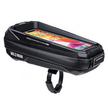 Заредете изображение във визуализатора на галерията – WILDMAN traveling bag for bike frame with zipper 0,6L (4 &quot;- 7&quot;) MS33 black
