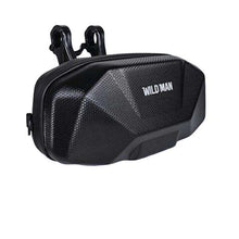 Заредете изображение във визуализатора на галерията – WILDMAN traveling bag for bike handlebars with zipper 3,5L X9 black
