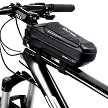 Заредете изображение във визуализатора на галерията – WILDMAN traveling bag for bike frame with zipper 1L ES5 black
