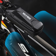 Заредете изображение във визуализатора на галерията – WILDMAN traveling bag for bike frame with zipper 1L ES5 black
