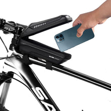 Заредете изображение във визуализатора на галерията – WILDMAN traveling bag for bike frame with zipper 1L ES5 black

