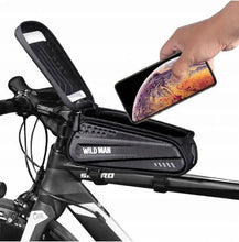 Заредете изображение във визуализатора на галерията – WILDMAN traveling bag for bike frame with zipper 1L EX black
