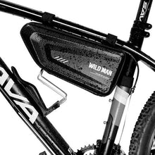 Заредете изображение във визуализатора на галерията – WILDMAN traveling bag under the bike frame with zipper 1,5L E4 black
