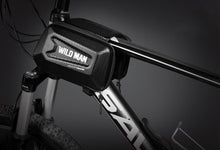 Заредете изображение във визуализатора на галерията – WILDMAN traveling bag for bike frame with zipper 1,2L (4&quot;-7&quot;) E6S black
