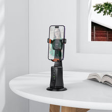 Заредете изображение във визуализатора на галерията – HOCO mobile phone holder 360 degree with auto face tracking K26 black
