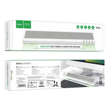 Заредете изображение във визуализатора на галерията – Speaker bluetooth 2 x 3W Hoco 2in1 BS66 white
