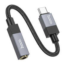 Заредете изображение във визуализатора на галерията – Adapter AUX USB C (male) to Jack 3,5 mm (female) Hoco UPA32C black
