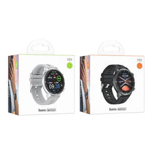 Заредете изображение във визуализатора на галерията – Smartwatch Hoco 1,46" TFT IP67 with call function Y31 silver
