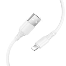 Заредете изображение във визуализатора на галерията – Cable USB A to Lightning Hoco 2,4A 1 m X120 white
