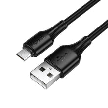 Заредете изображение във визуализатора на галерията – Cable USB A to Micro USB Hoco 2,4A 1 m X120 black
