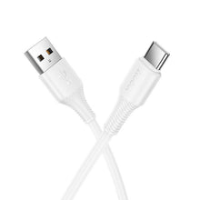 Заредете изображение във визуализатора на галерията – Cable USB A to USB C Hoco 3A 1 m X120 white

