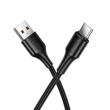 Заредете изображение във визуализатора на галерията – Cable USB A to USB C Hoco 3A 1 m X120 black
