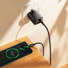Заредете изображение във визуализатора на галерията – Кабел USB C към USB C Hoco 3A 60W 1 m X120 черен

