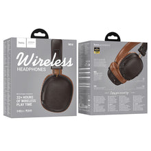 Заредете изображение във визуализатора на галерията – Wireless headphones Hoco W64 brown
