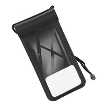 Заредете изображение във визуализатора на галерията – Waterproof case for mobile phone Hoco IP68 240 x 120 x 15 mm HX53 black
